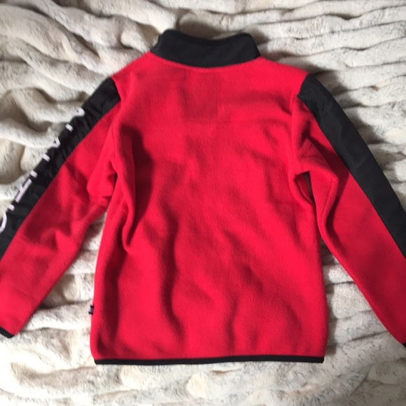 Nautica Fleece Pullover 1/2 zip red and black boys size 5 EUC - Picture 6 of 7